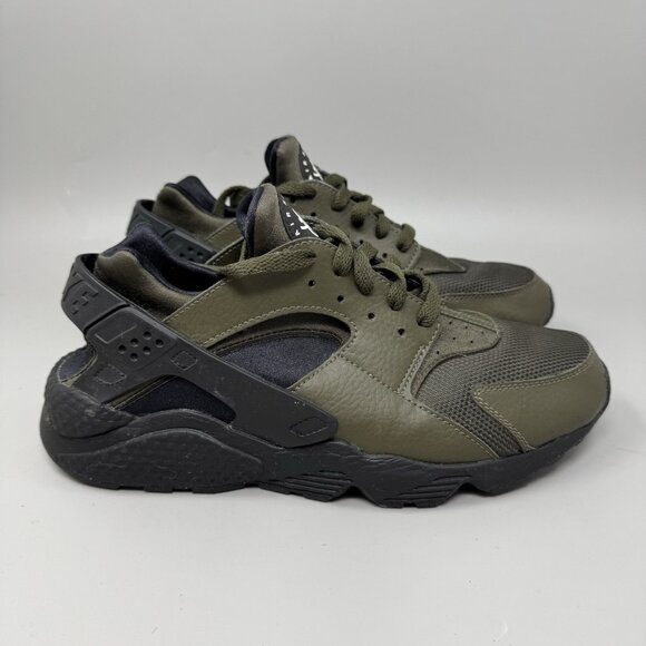 Nike Other - Nike Air Huarache “Dark Olive” Cargo Khaki Black Men's Size 9.5 DZ4506-300
